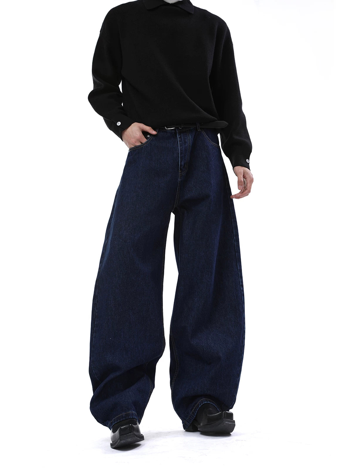 【26s Jan.】Clean-Fit Washed Vintage Straight Denim Pants