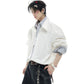 【25s May.】Striped Contrast Color Stitching Shirt
