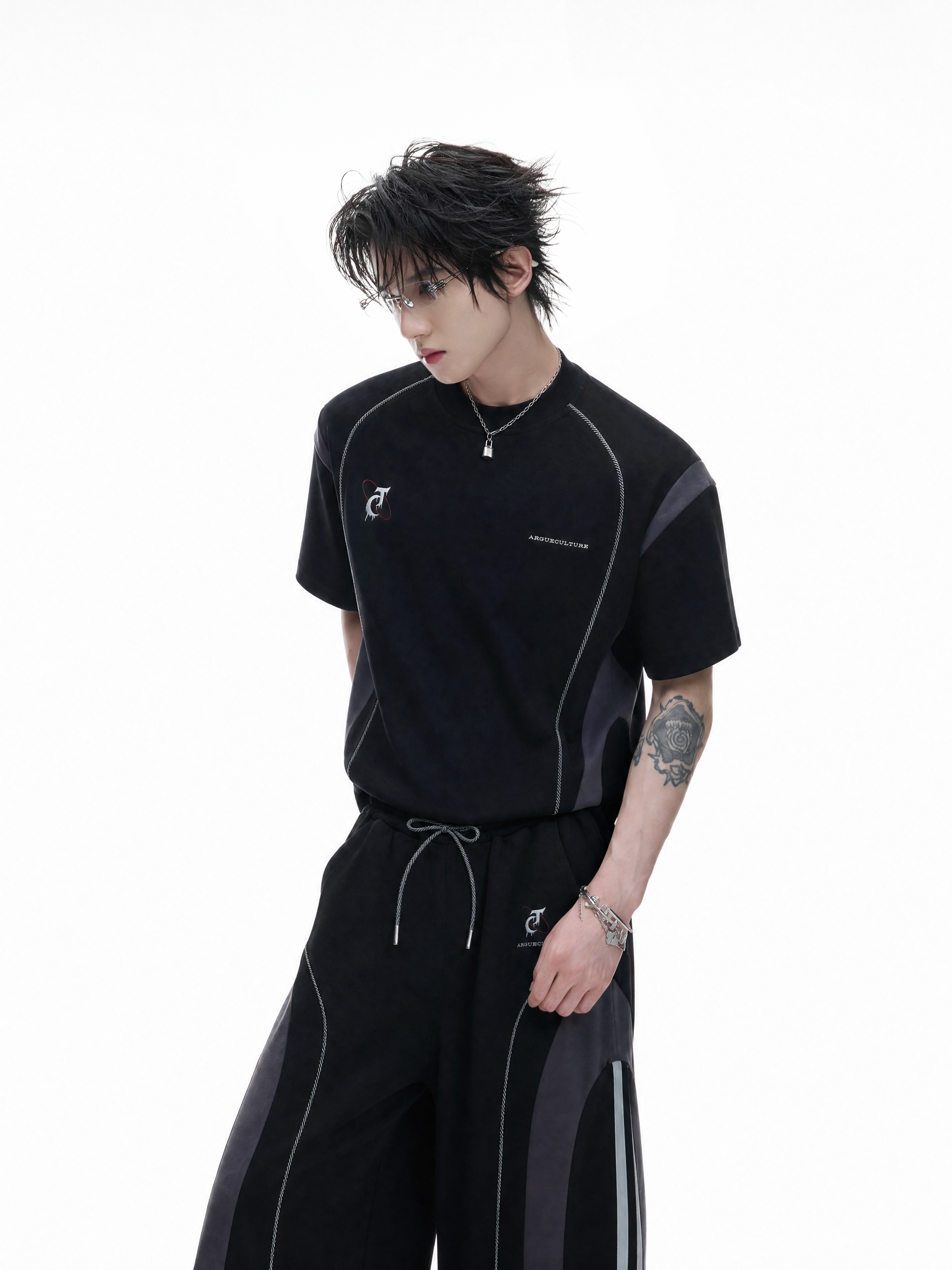 Contrast Cooling Sport Top / Pants
