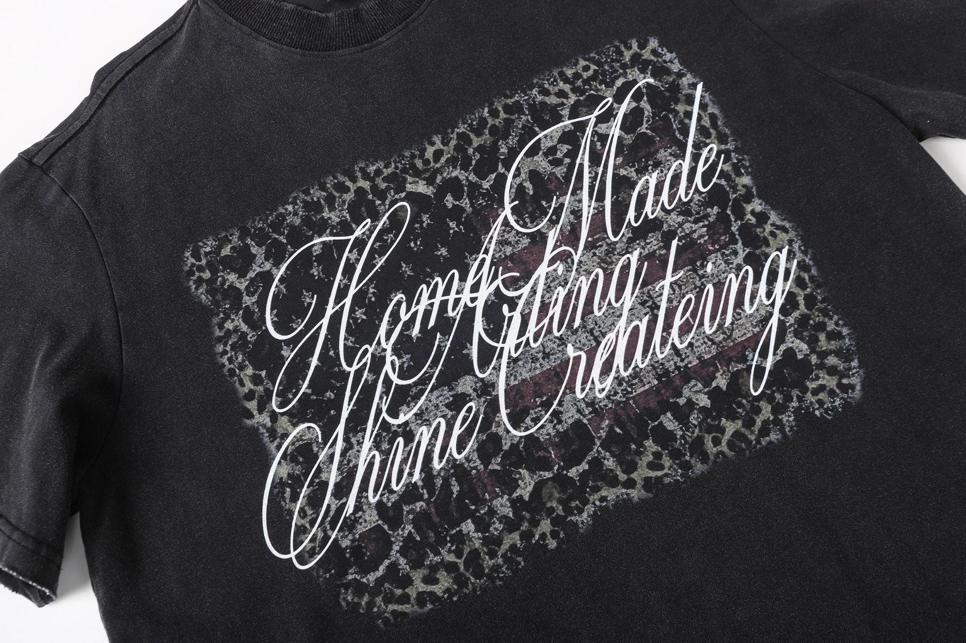 Layered Distressed Washed Long Sleeve Tee