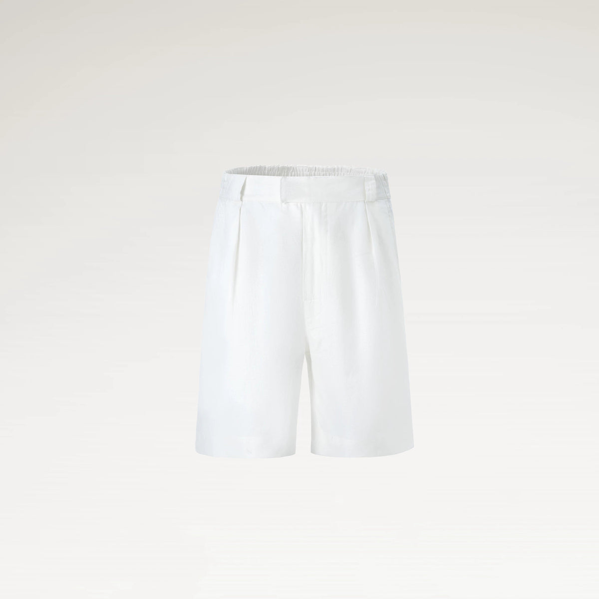 Relaxed Linen Straight Shorts