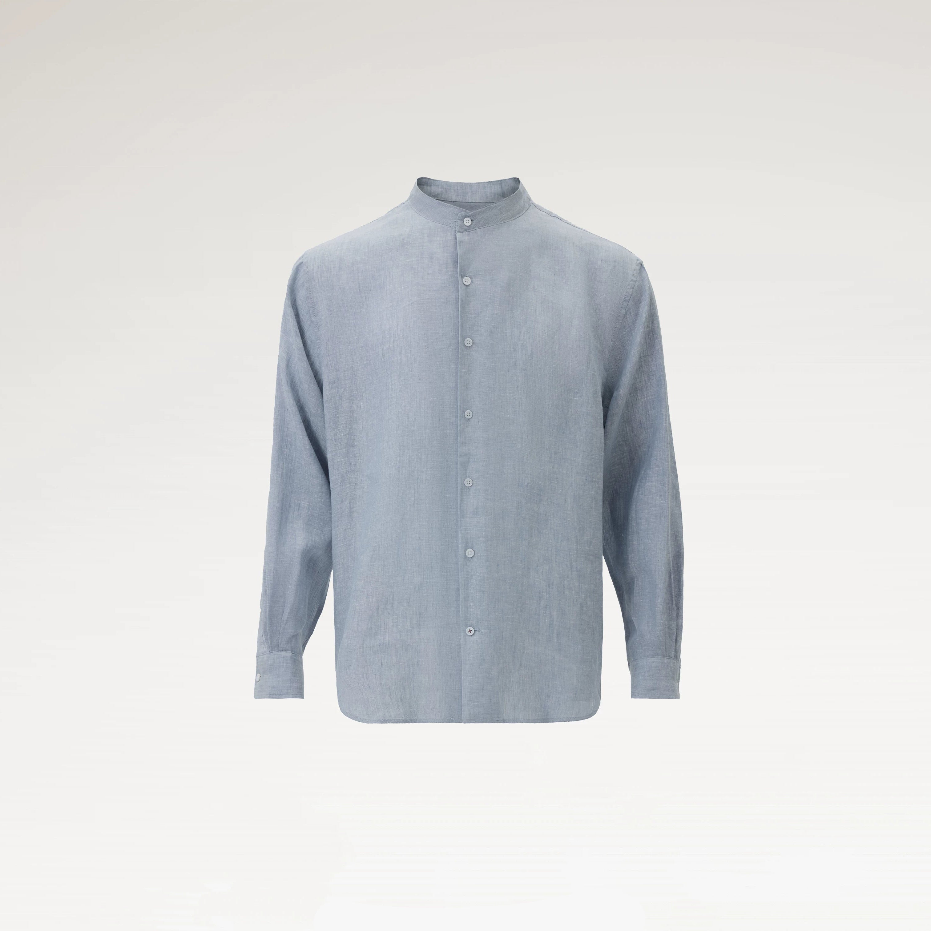 Relaxed Linen Collared Shirt