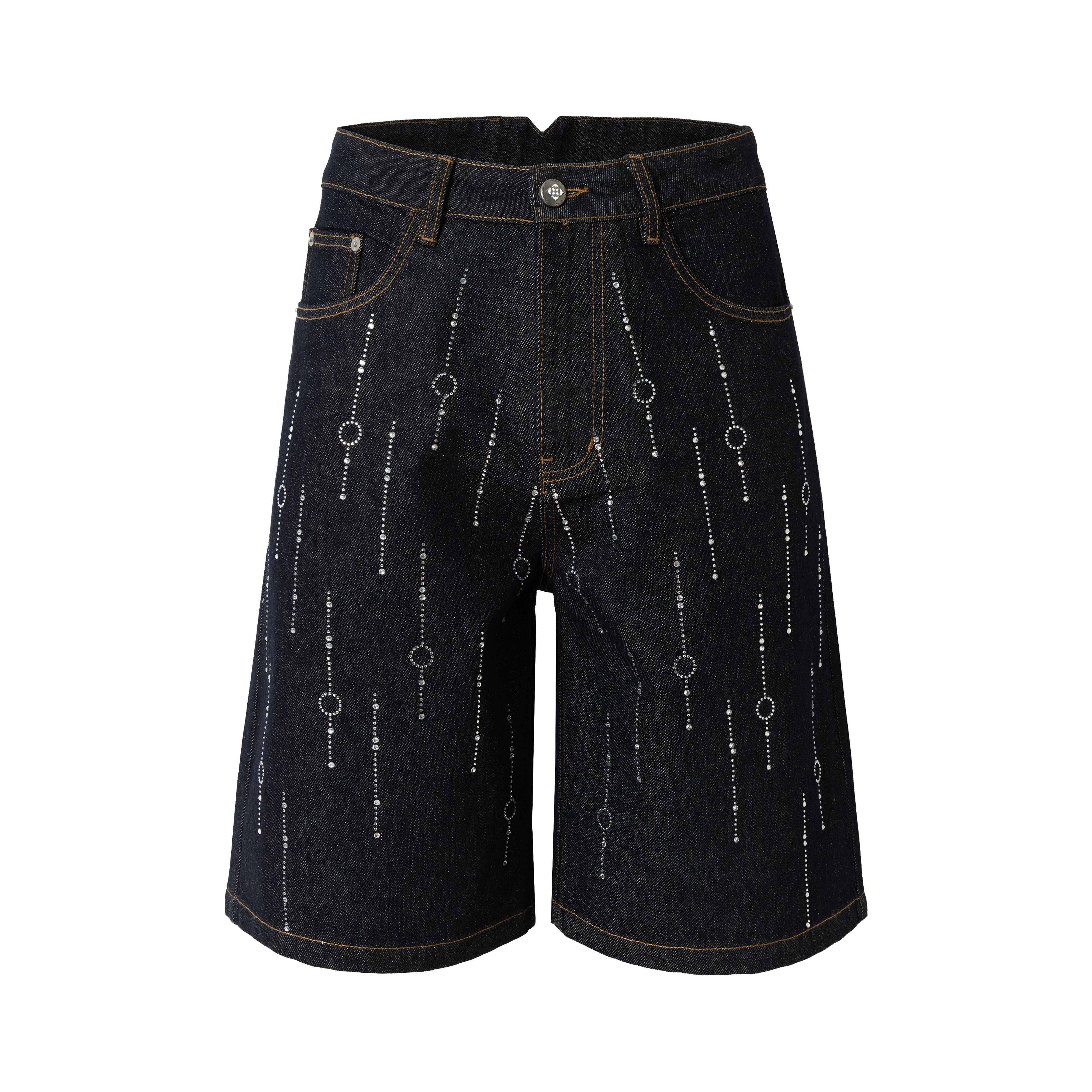 Galaxy Crystal Denim Shorts