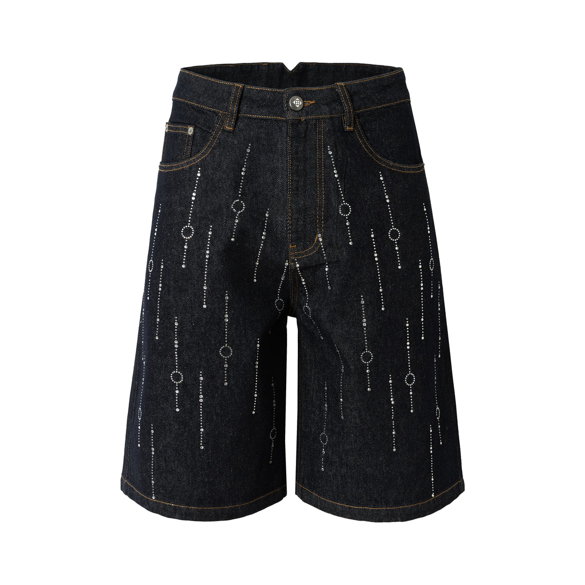 Galaxy Crystal Denim Shorts