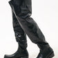 Square Toe Thick Sole Raised Toe Over the Knee High Boots