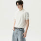 【25s Aug.】Retro Slim Fit Simple Polo Neck T-Shirt