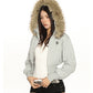 【25s Nov.】Detachable Fur Collar Hooded Short Jacket