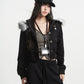 【25s Oct.】Vintage Hooded Fur Collar Jacket