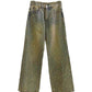 【25s Jul.】Crystal Rhinestone Straight-Leg Jeans