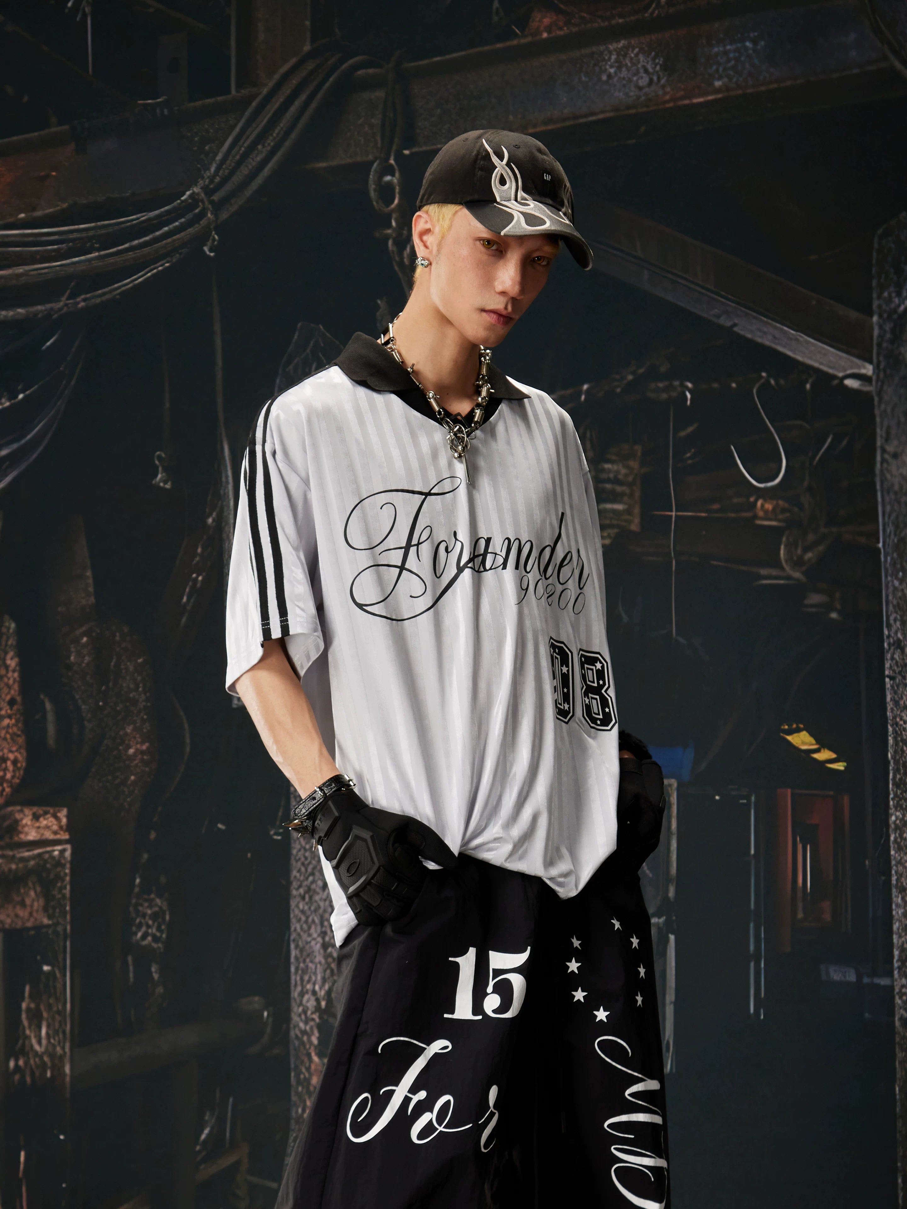 Contrast Jersey Street Tee