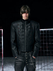 Detachable Fur-trimmed Court-style Jacket