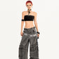 【25s Oct.】Punk Heavy-duty Raw-edge Washed Distressed Jeans