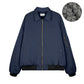 【25s Jul.】Bomber-Style Pilot Jacket with Turn-Down Collar