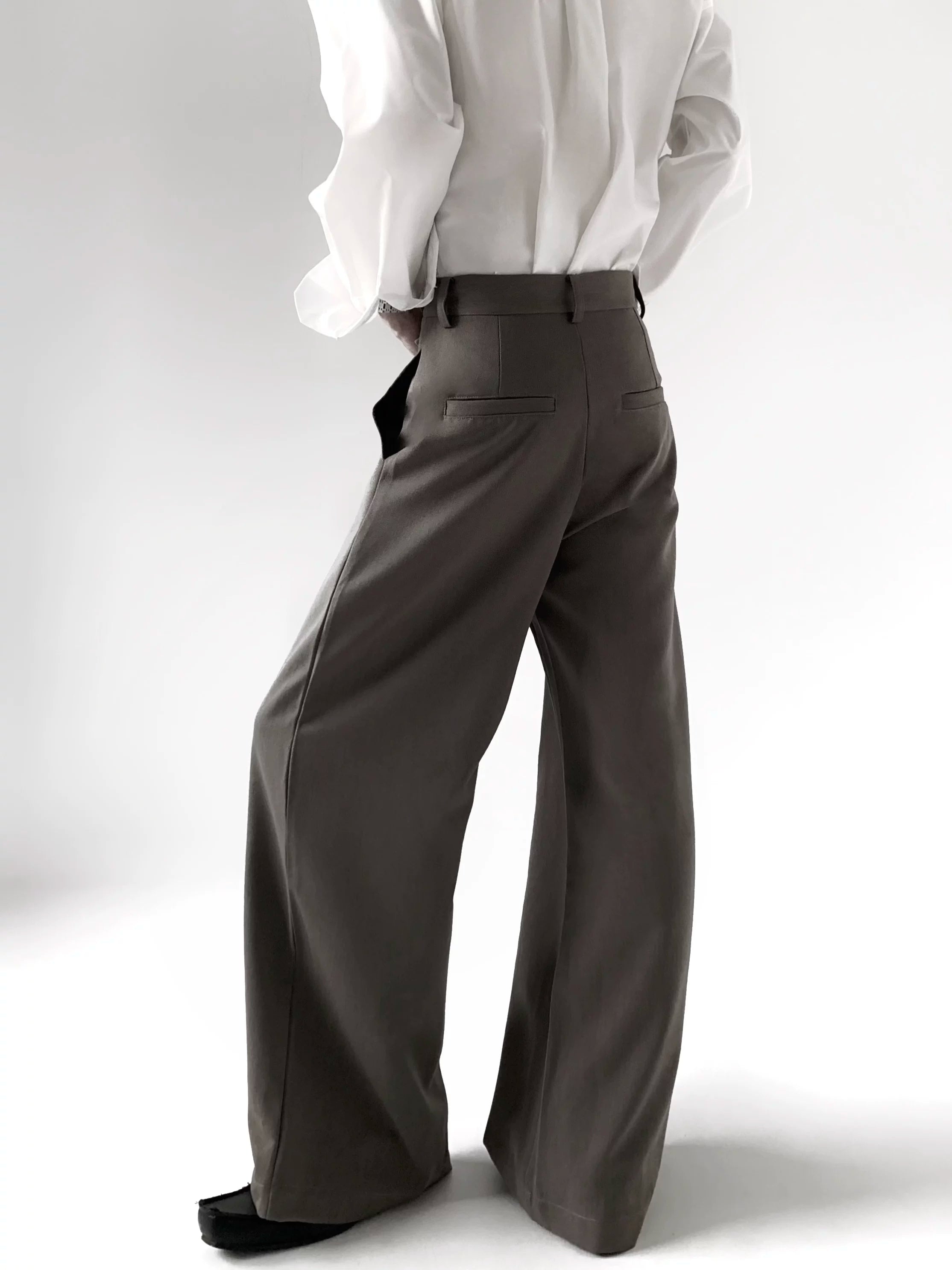 Napoleon Button Detail Trousers