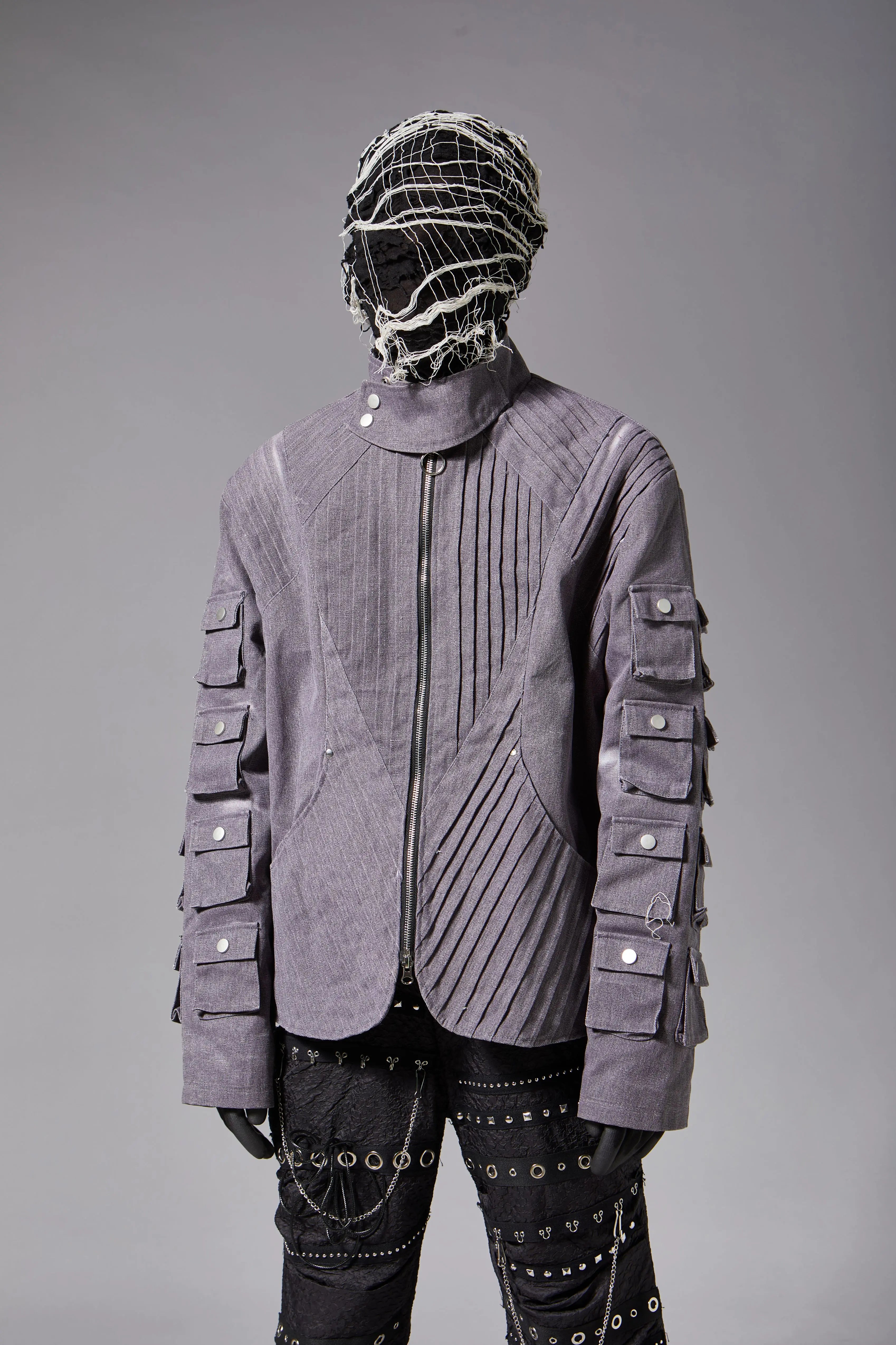 Distressed Knit Balaclava