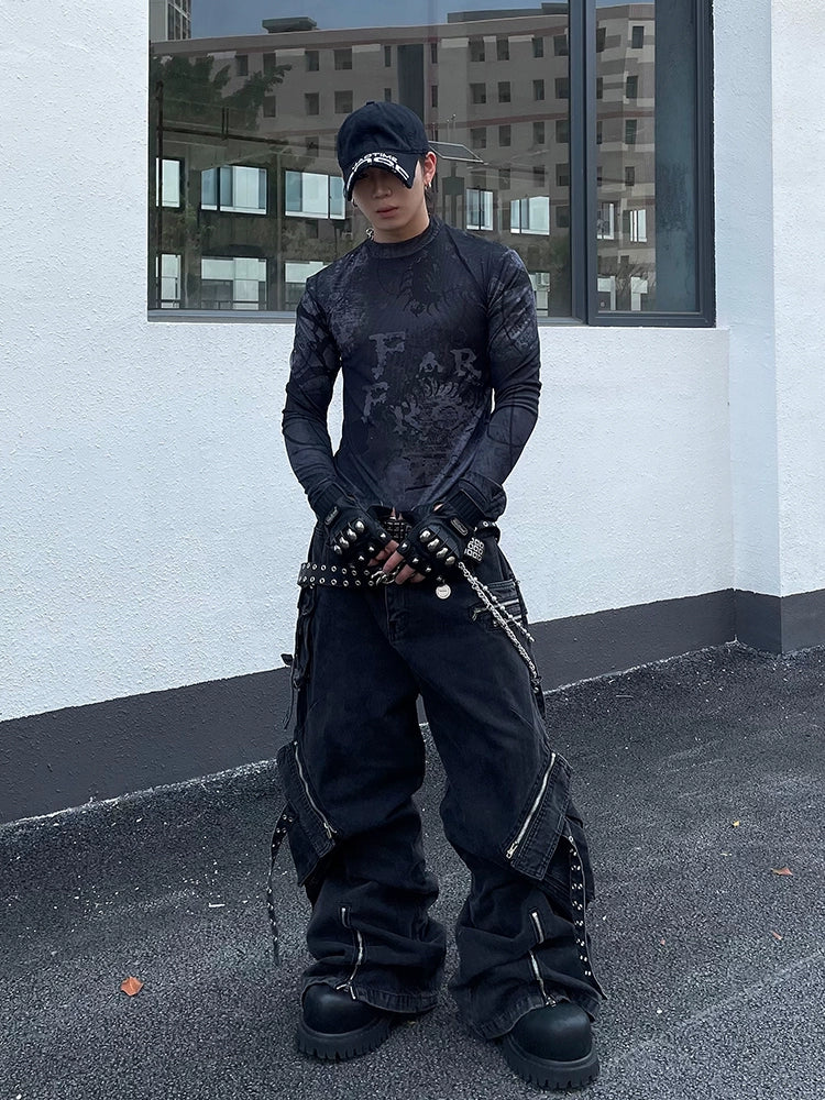 【25s May.】Turtleneck Mesh Bottoming Shirt