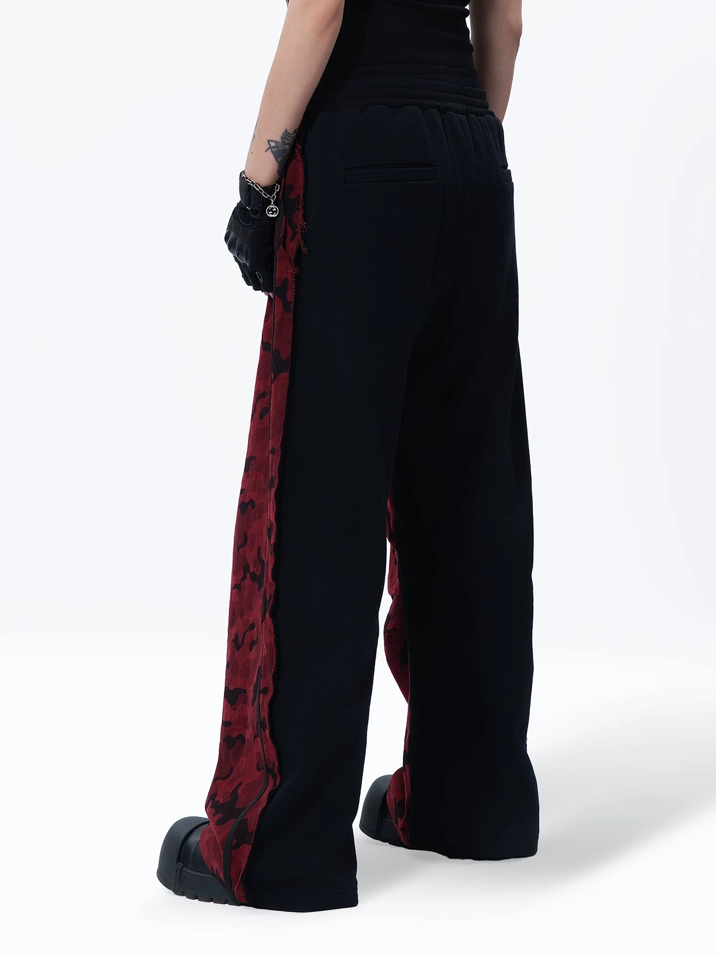【26s Mar.】Red Camo Double-Waist Wide Jacket / Pants