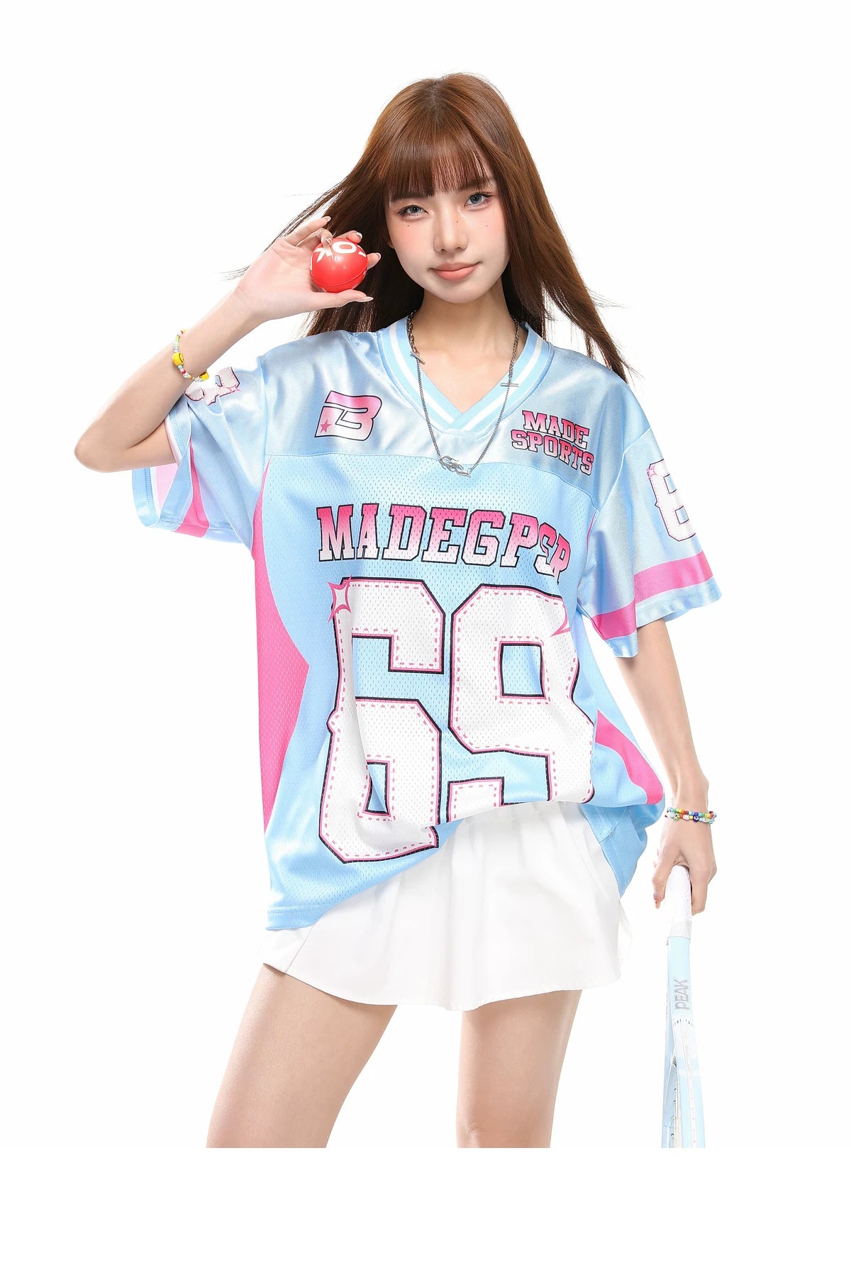 69 Number Mesh Jersey Tee