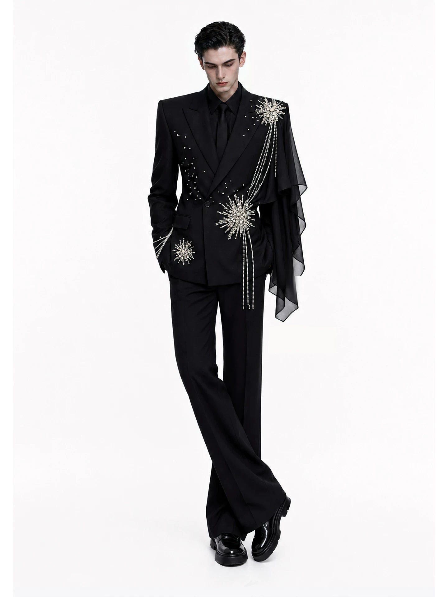 Starburst Sculpted Waist Blazer