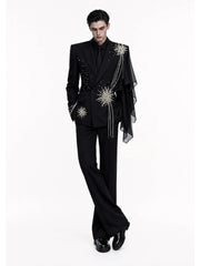 Starburst Sculpted Waist Blazer