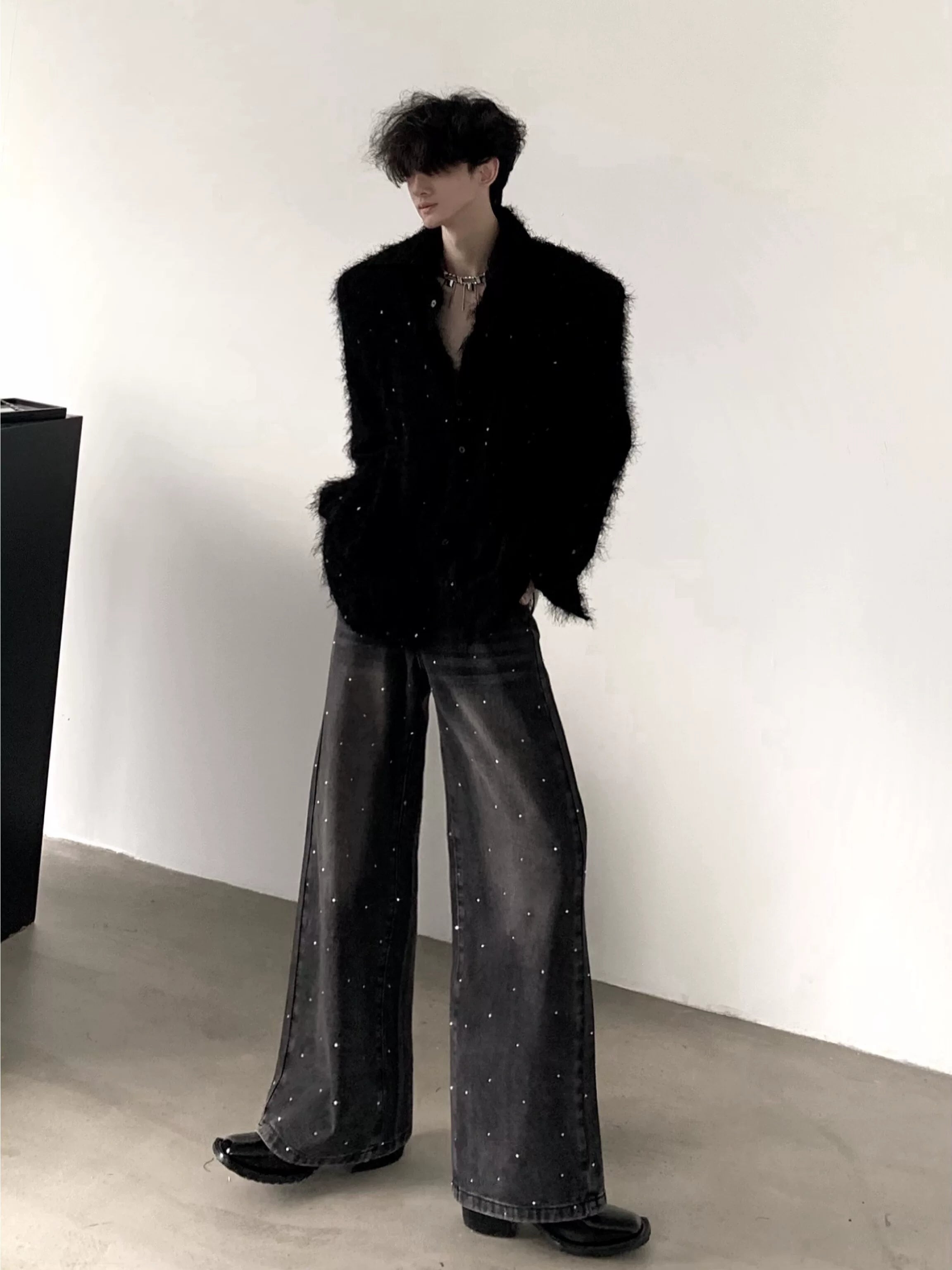 【26s Mar.】Star Sequin Shoulder Shirt