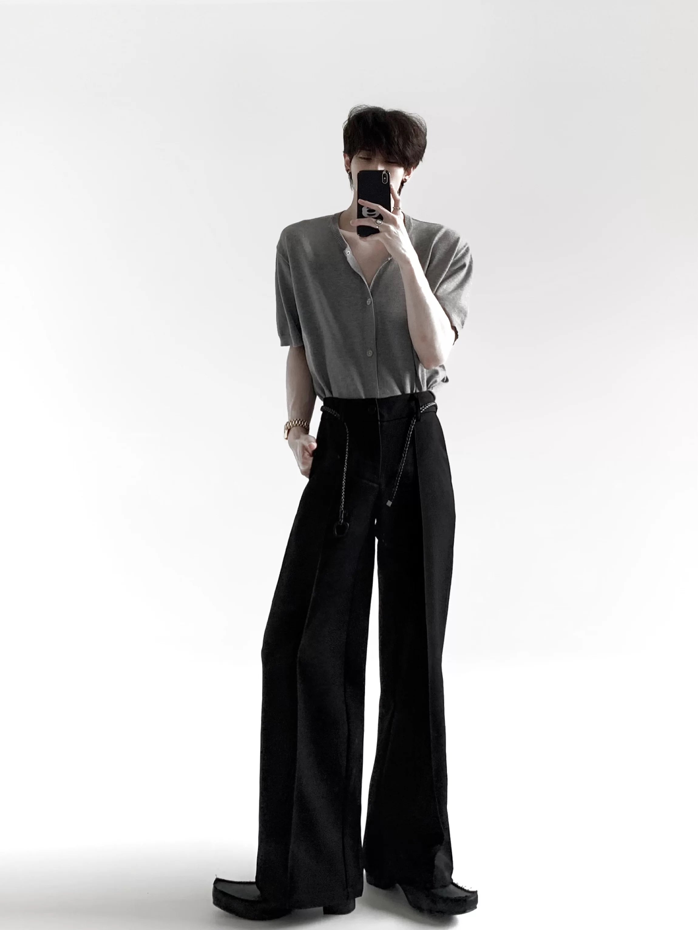 Clean Fit Knit Cardigan Tee