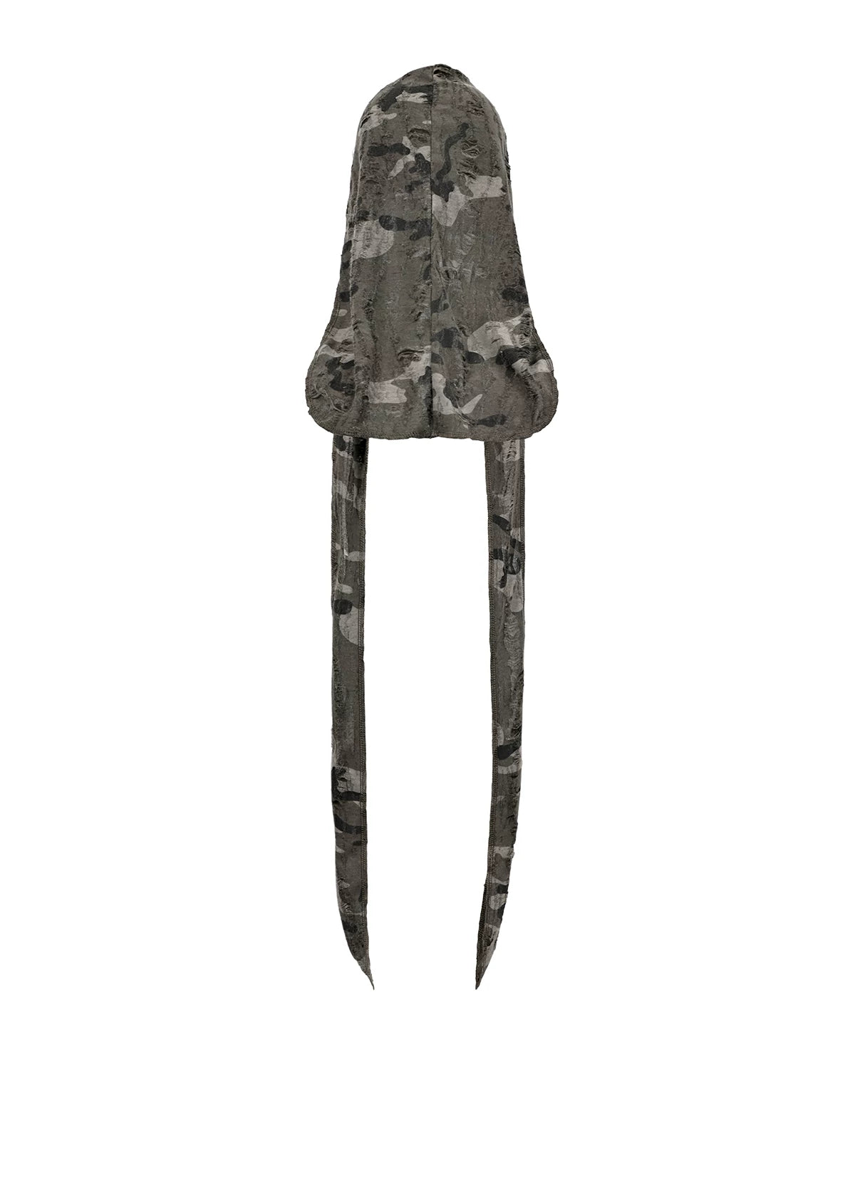 Distressed Camo Embroidered Durag
