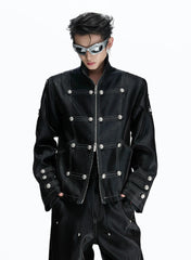 Napoleon Lustrous Cropped Jacket + Pants