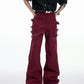 【25s Sep.】Vintage Metal Zipper 3D Pocket Pants