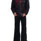 【25s Sep.】"Dark Knight" Blood-stained Silver-stamped Shirt