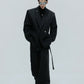【25s Nov.】Elegant Detachable Fur Collar Wool Suit/Trousers