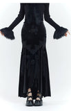 【25s Jul.】Gothic Velvet Fishtail Skirt