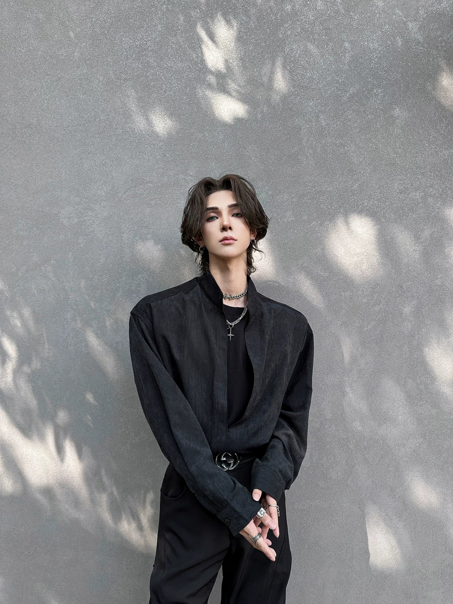Relaxed Long Sleeve Casual Shirt