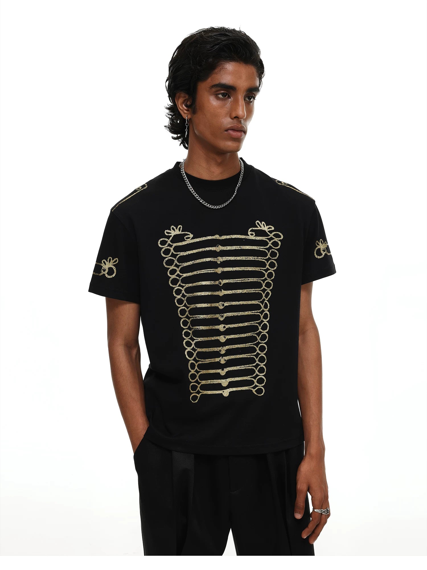 【26s May】Napoleonic Court Printed Slim Tee