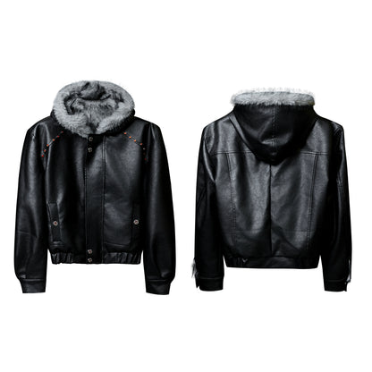【25s Nov.】Heavy Textured Plush Padded Jacket