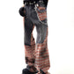 【25s Jul.】Plaid Panel Baggy Jeans