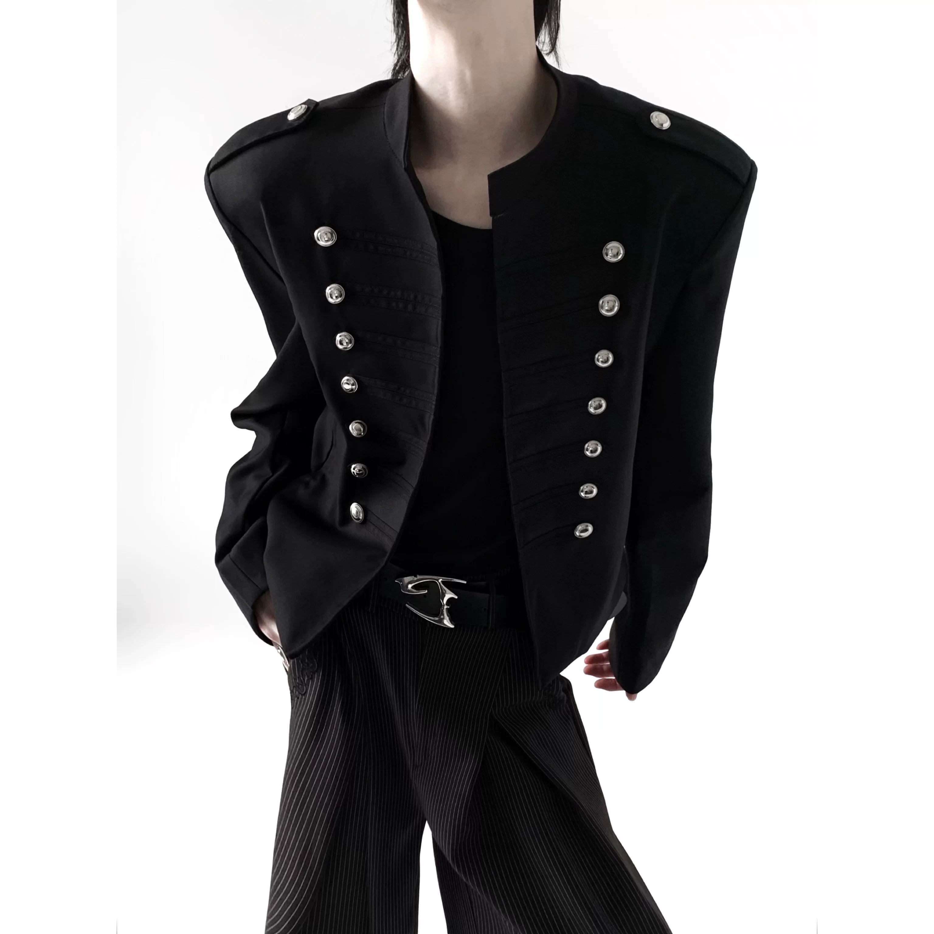 Dark Court Napoleon Cropped Jacket