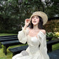 【25s Aug.】Lace Panel Corset-Style Midi Dress