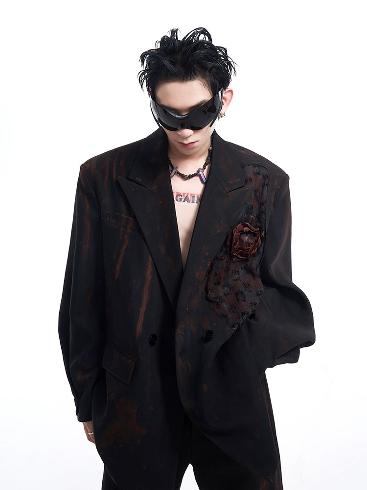 【25s Sep.】Rose Handmade Graffiti High Texture Suit
