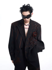 【25s Sep.】Rose Handmade Graffiti High Texture Suit
