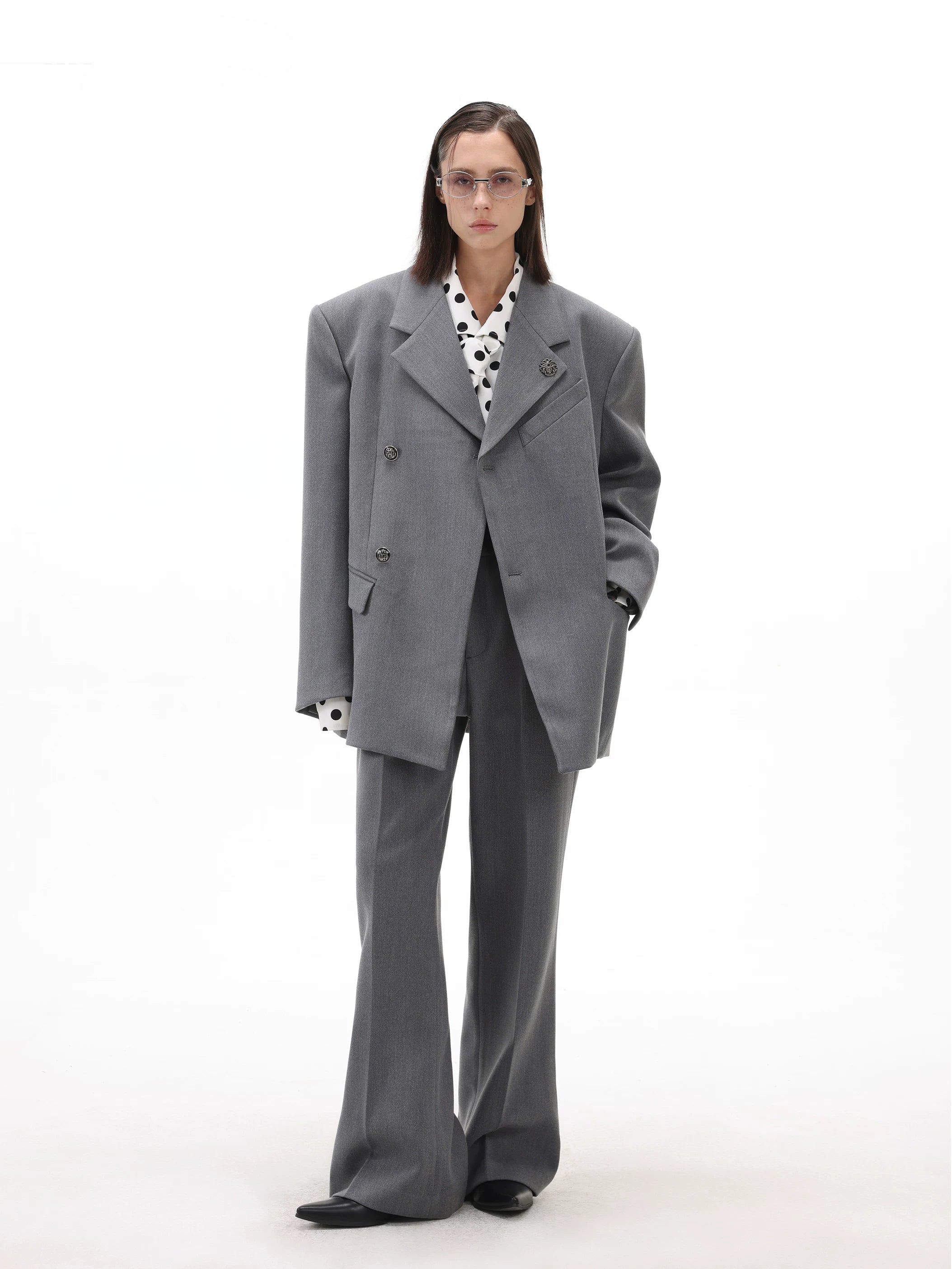 【26s Apr.】Minimal Flared Tailored Jacket / Pants