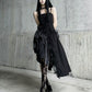 【25s Jul.】Irregular Suspender Lace Dress