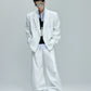 【25s Oct.】Elegant Pearl Honeycomb Design Suit Jacket/Pants