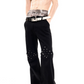 Rivet Dark Knight Casual Flared Pants