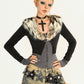 【25s Oct.】Hot Girl Leopard Print Fur Collar Knit Cardigan