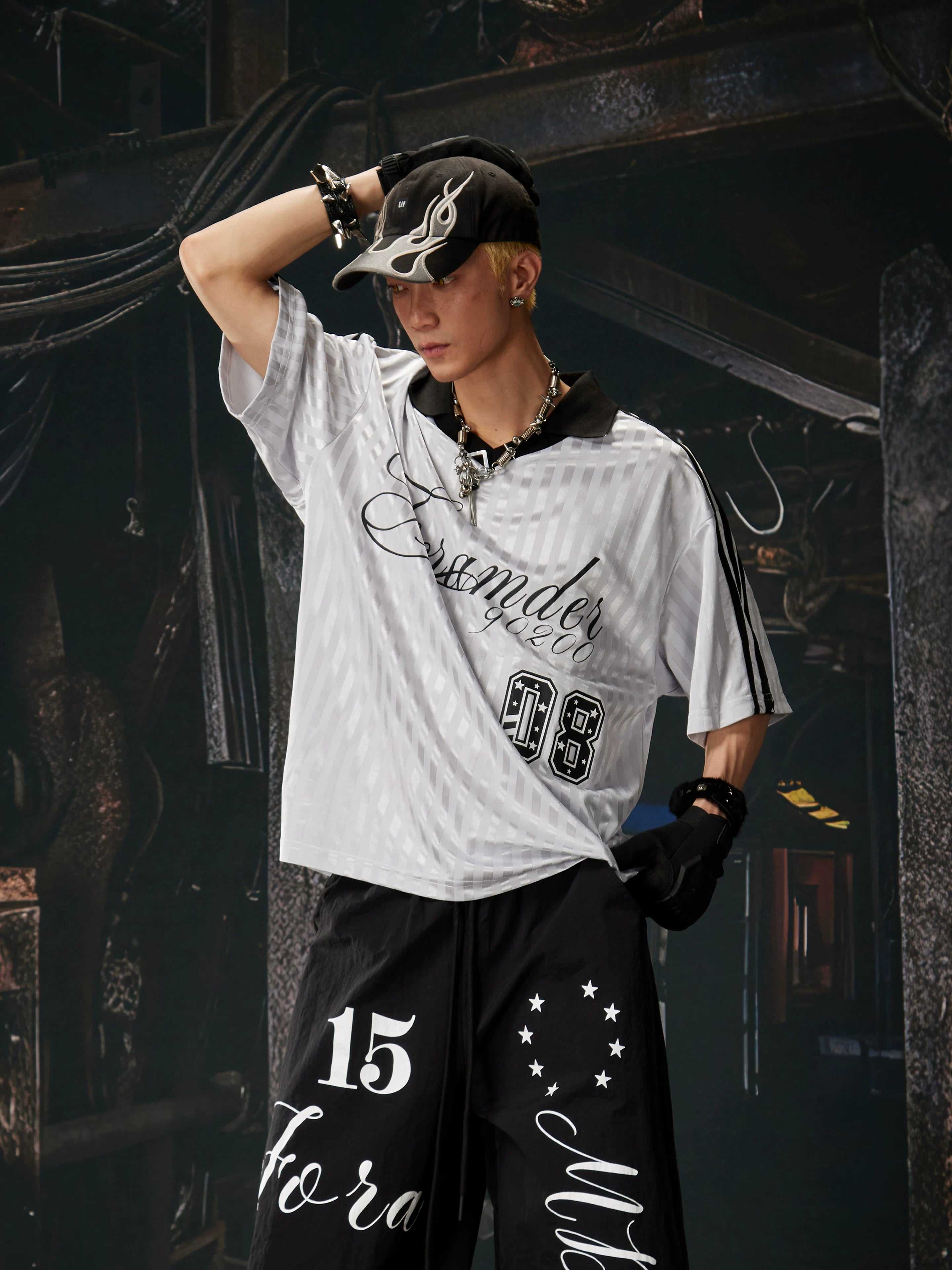 Contrast Jersey Street Tee
