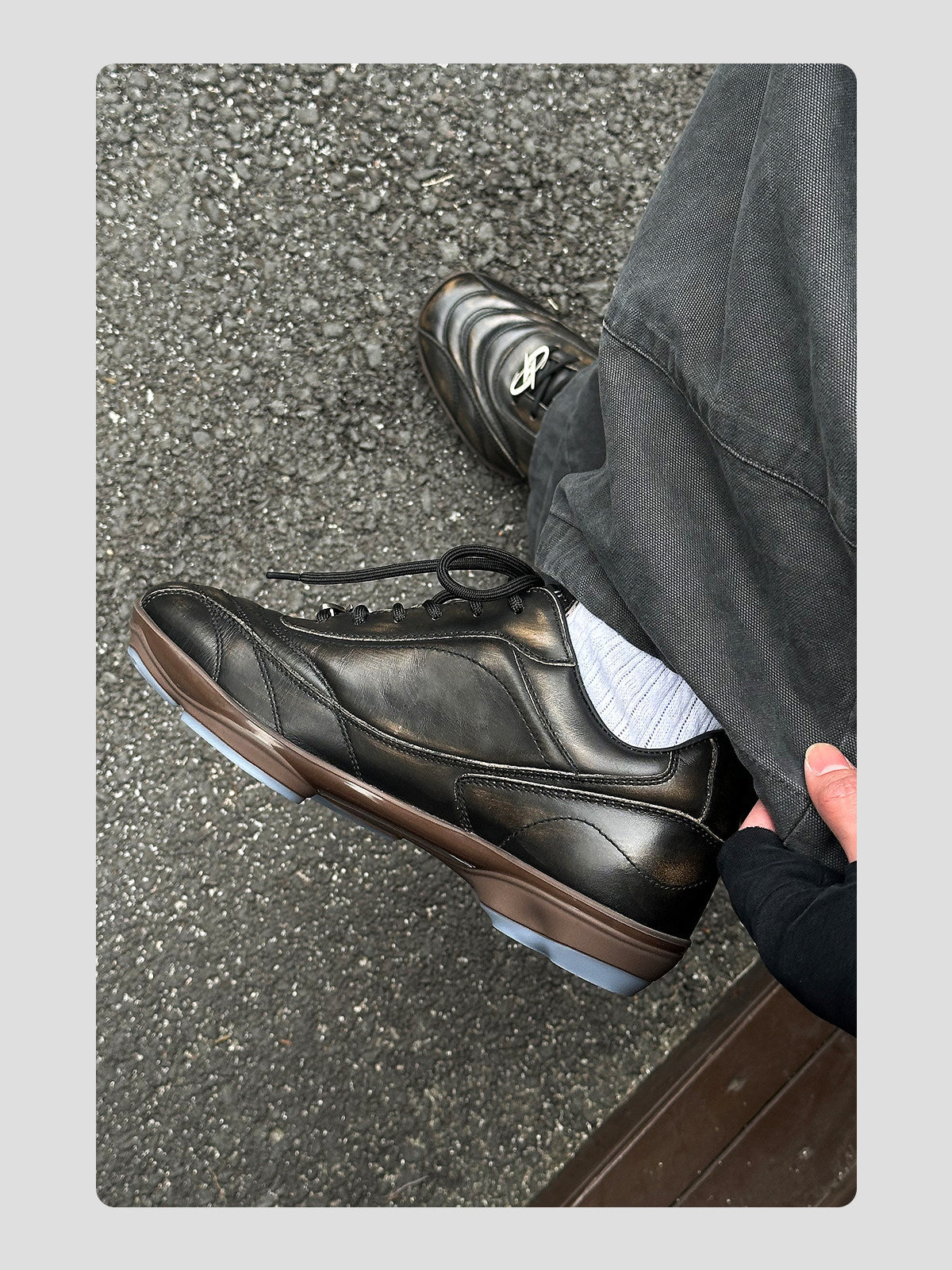 Retro-style Versatile Leather Soccer Shoes