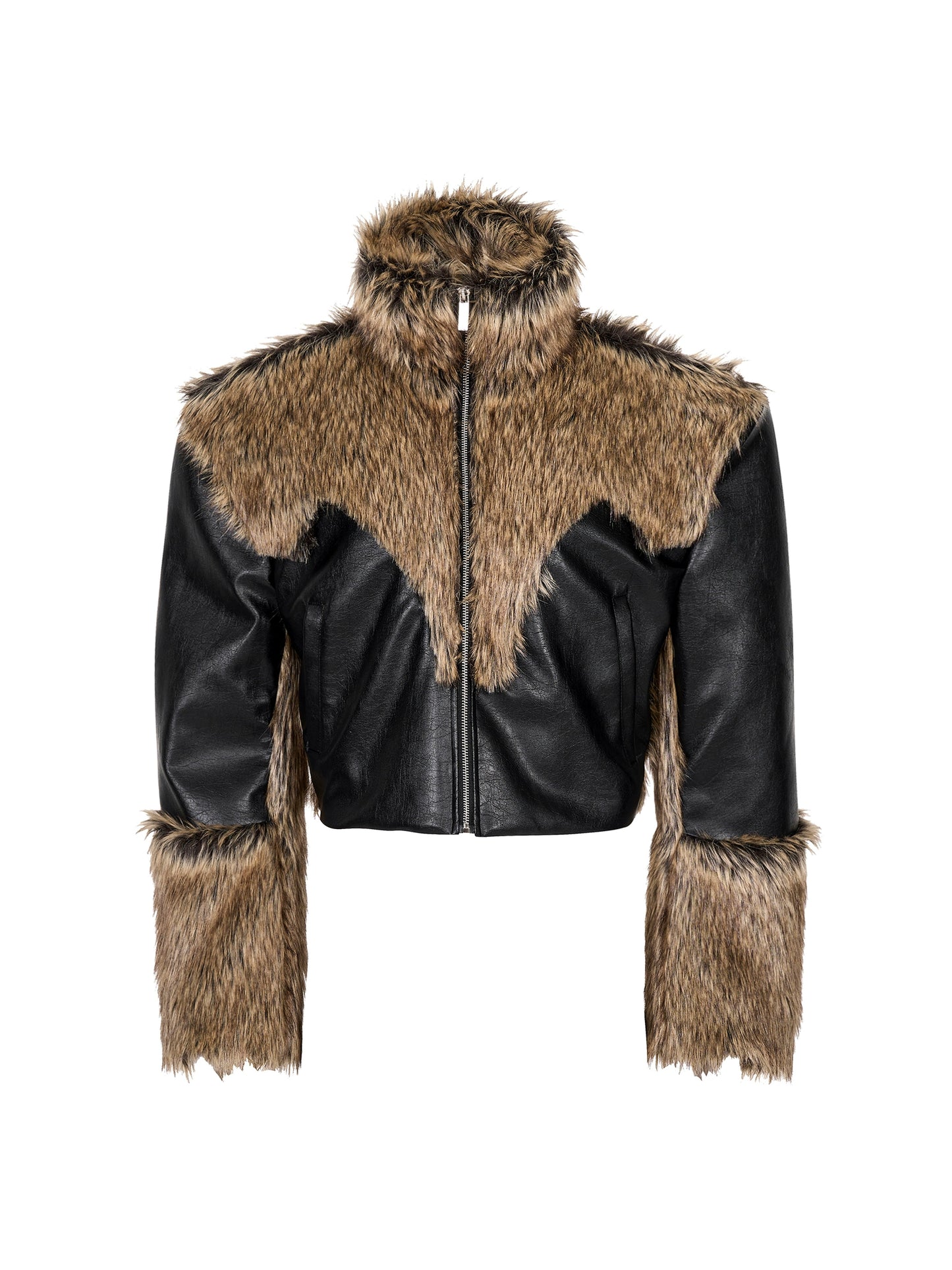 【25s Nov.】Fur-trimmed Leather Jacket / Pants