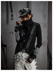 Y2K Contrast Layered Long Sleeve Tee