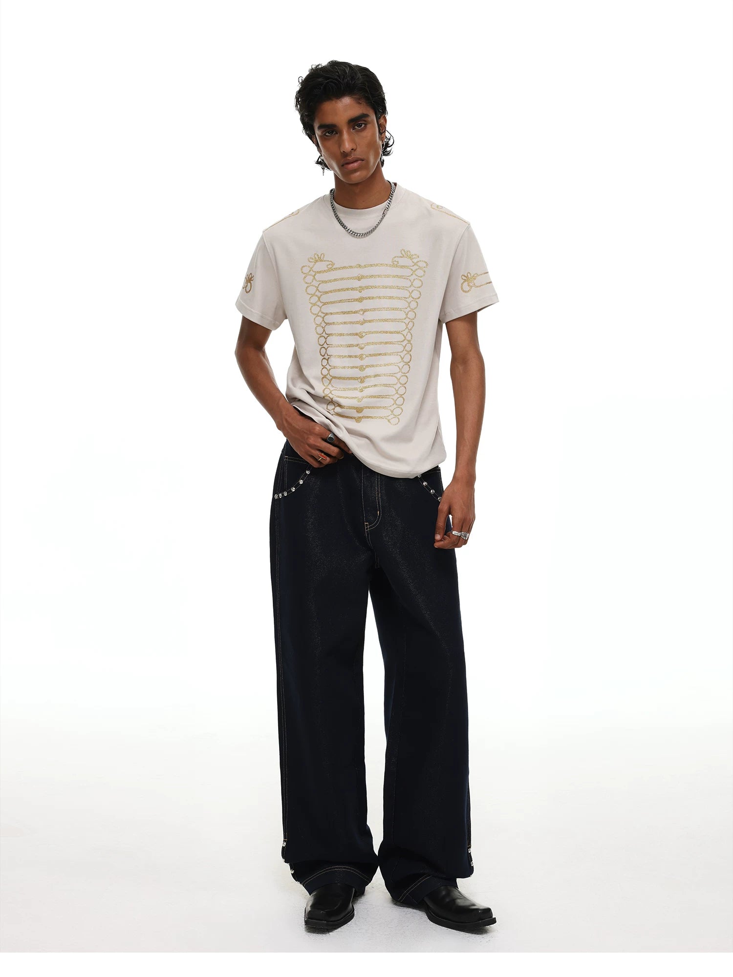 【26s May】Napoleonic Court Printed Slim Tee